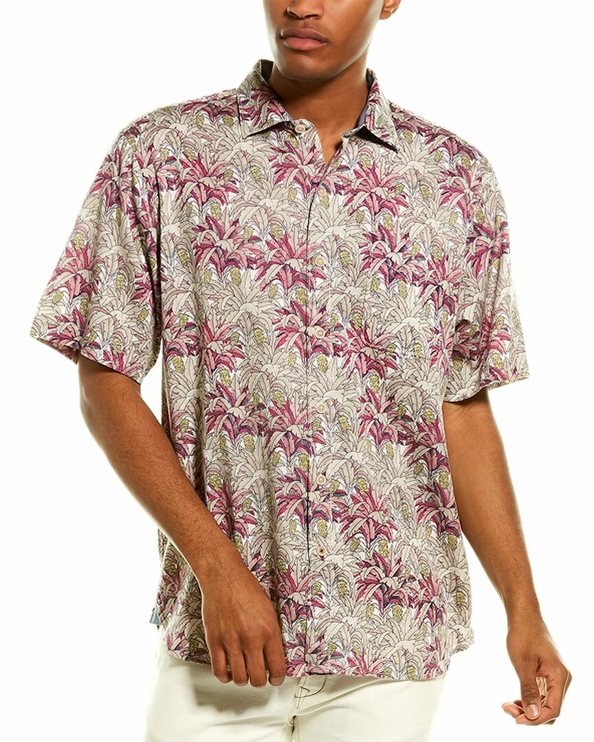 Tommy Bahama Plantain Jungle Woven Shirt Men Casual Button Downs