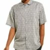 Tommy Bahama Pina Block Party Woven Shirt Men Casual Button Downs