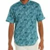 Tommy Bahama Jungle Shade Camp Shirt Men Casual Button Downs