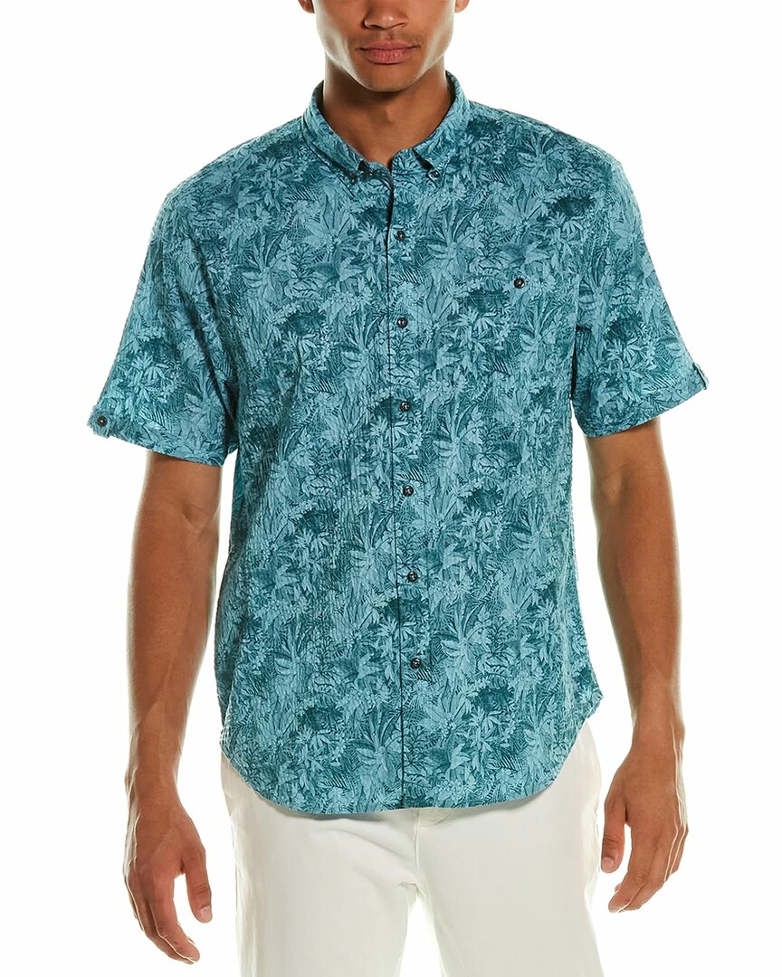 Tommy Bahama Jungle Shade Camp Shirt Men Casual Button Downs