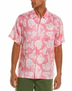 Tommy Bahama Flocka Bahama Linen Shirt Men Casual Button Downs