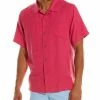 Tommy Bahama Tropic Isles Silk Camp Shirt Men Casual Button Downs