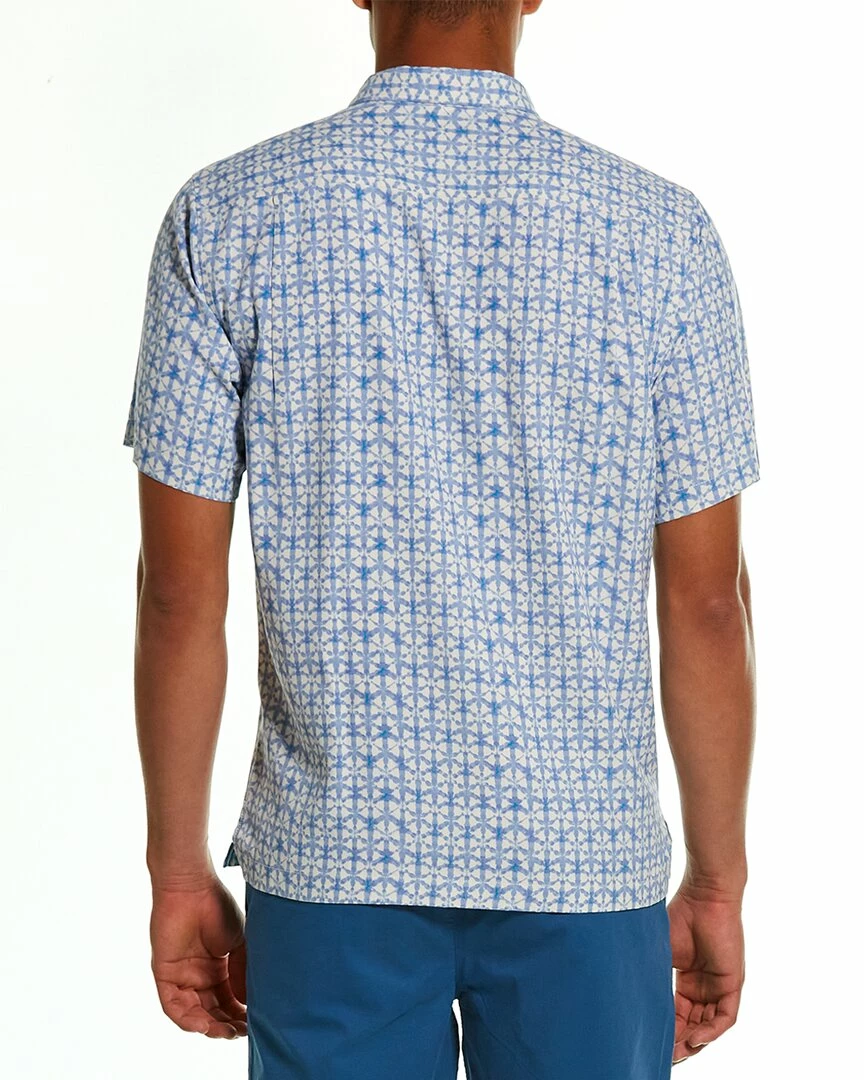 Tommy Bahama Melbourne Mosaic Silk Camp Shirt Men Casual Button Downs - Image 2