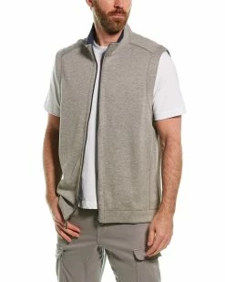 Tommy Bahama Flipshore Reversible Full Zip Vest Men Outerwear