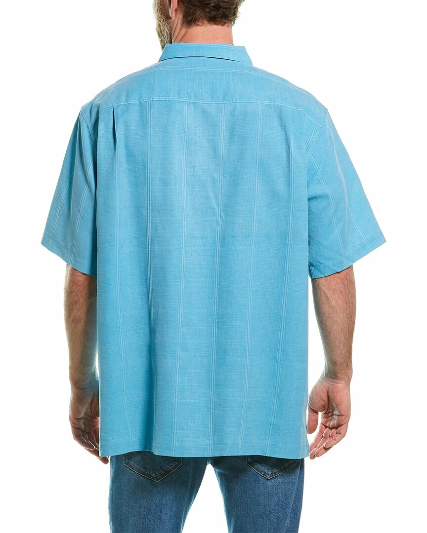 Tommy Bahama Tahitian Border Silk Woven Shirt Men Casual Button Downs - Image 2