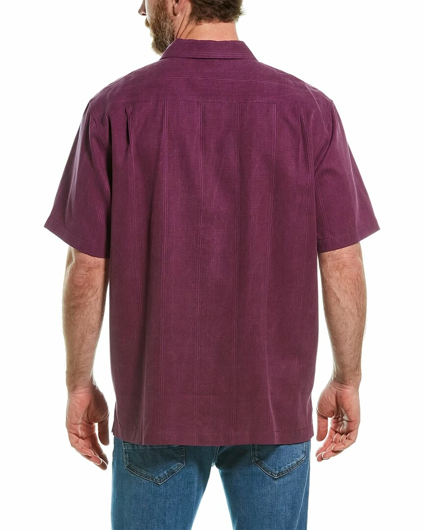 Tommy Bahama Tahitian Border Silk Woven Shirt Men Casual Button Downs - Image 2
