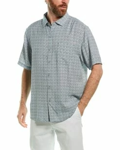 Tommy Bahama Veracruz Cay Leafy Geo Men Casual Button Downs