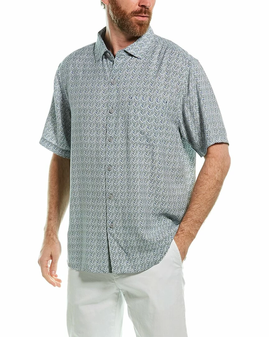 Tommy Bahama Veracruz Cay Leafy Geo Men Casual Button Downs