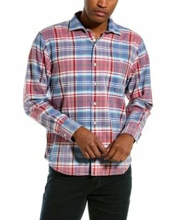 Tommy Bahama Kookaburra Plaid Shirt Men Casual Button Downs