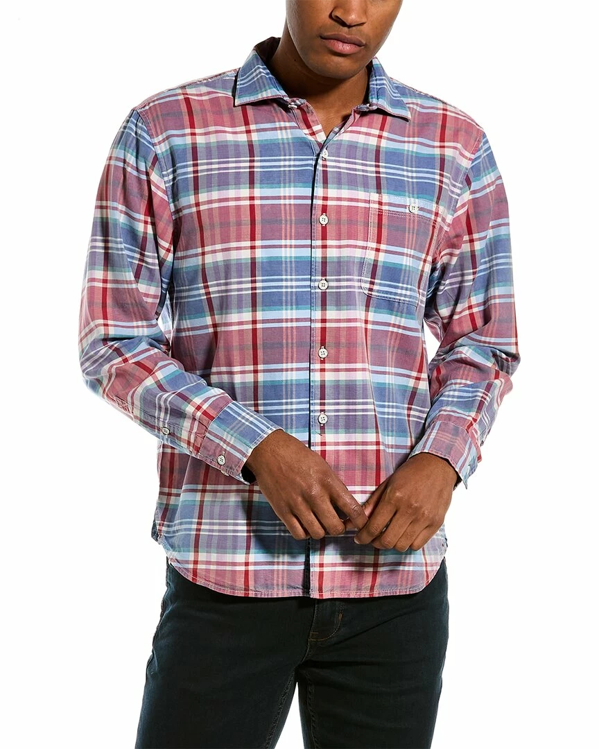 Tommy Bahama Kookaburra Plaid Shirt Men Casual Button Downs