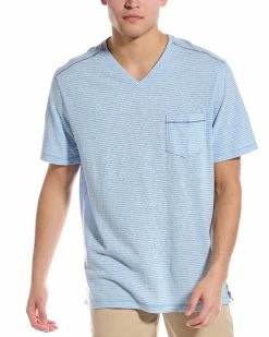 Tommy Bahama Sand Harbor Stripe Shirt Men T-Shirts & Polos