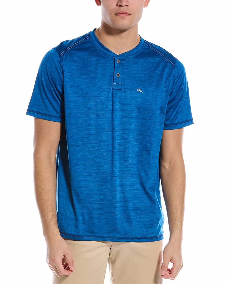 Tommy Bahama Wave Crest Henley T-Shirt Men T-Shirts & Polos