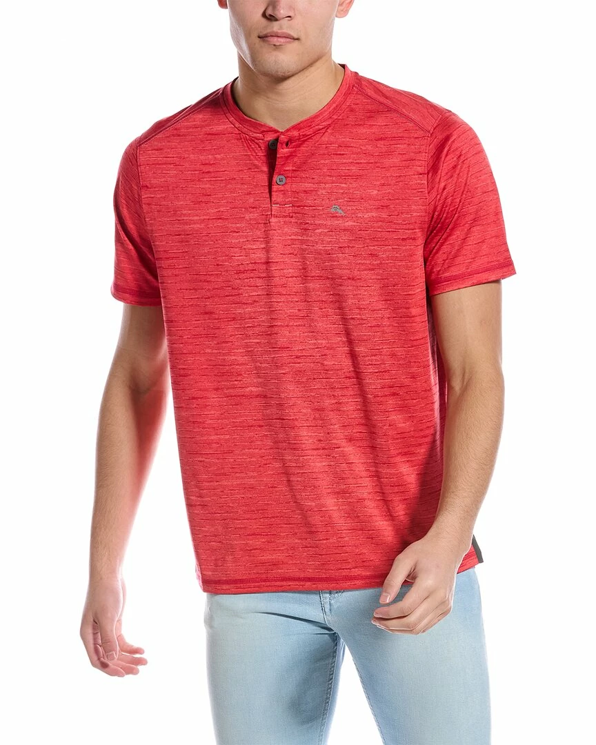 Tommy Bahama Wave Crest Henley T-Shirt Men T-Shirts & Polos