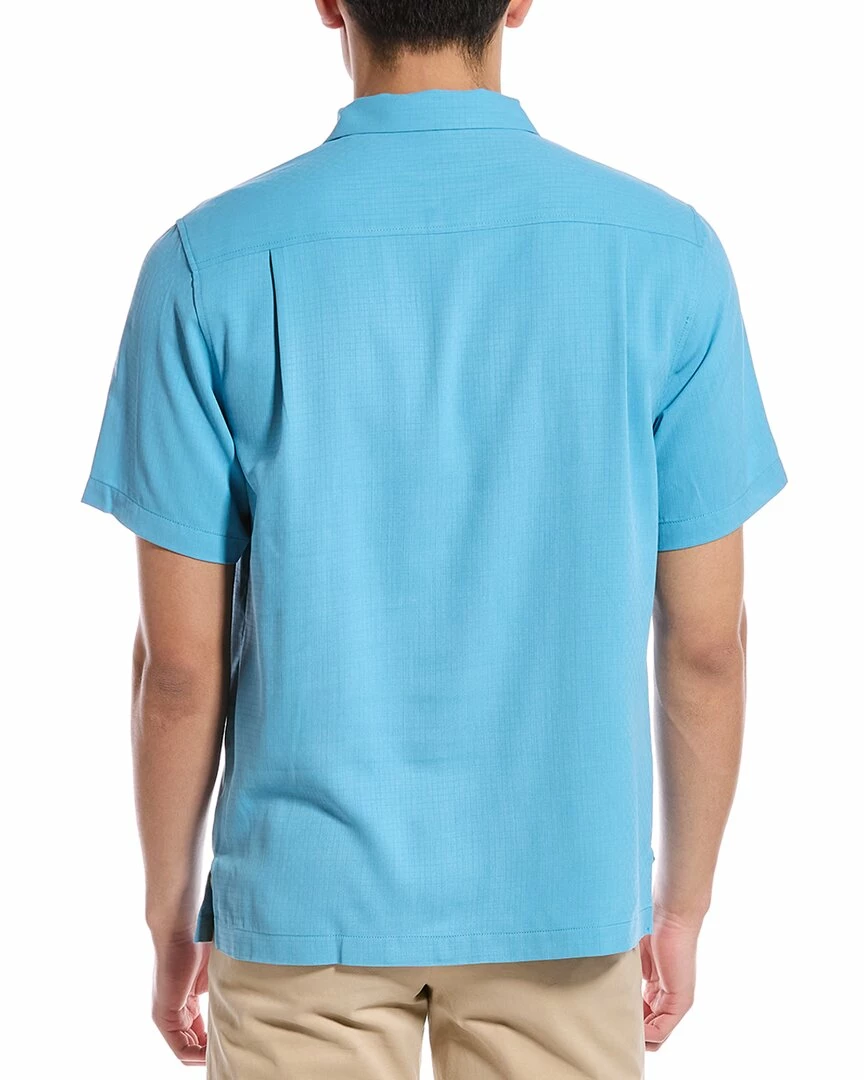 Tommy Bahama Coastal Breeze Check Silk-Blend Shirt Men Casual Button Downs - Image 2