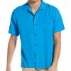 Tommy Bahama Tropic Isles Silk Camp Shirt Men Casual Button Downs