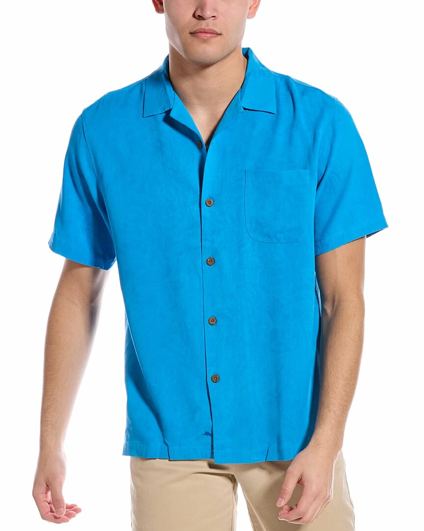 Tommy Bahama Tropic Isles Silk Camp Shirt Men Casual Button Downs
