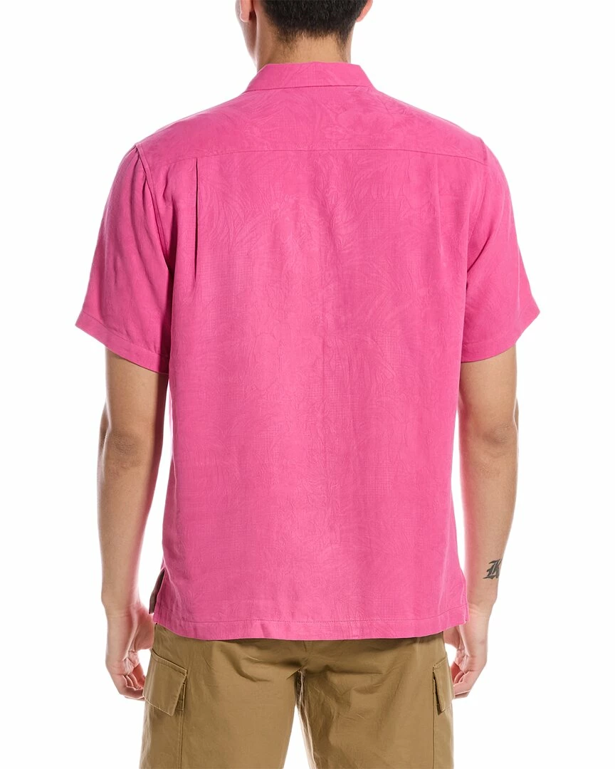 Tommy Bahama Tropic Isles Silk Camp Shirt Men Casual Button Downs - Image 2