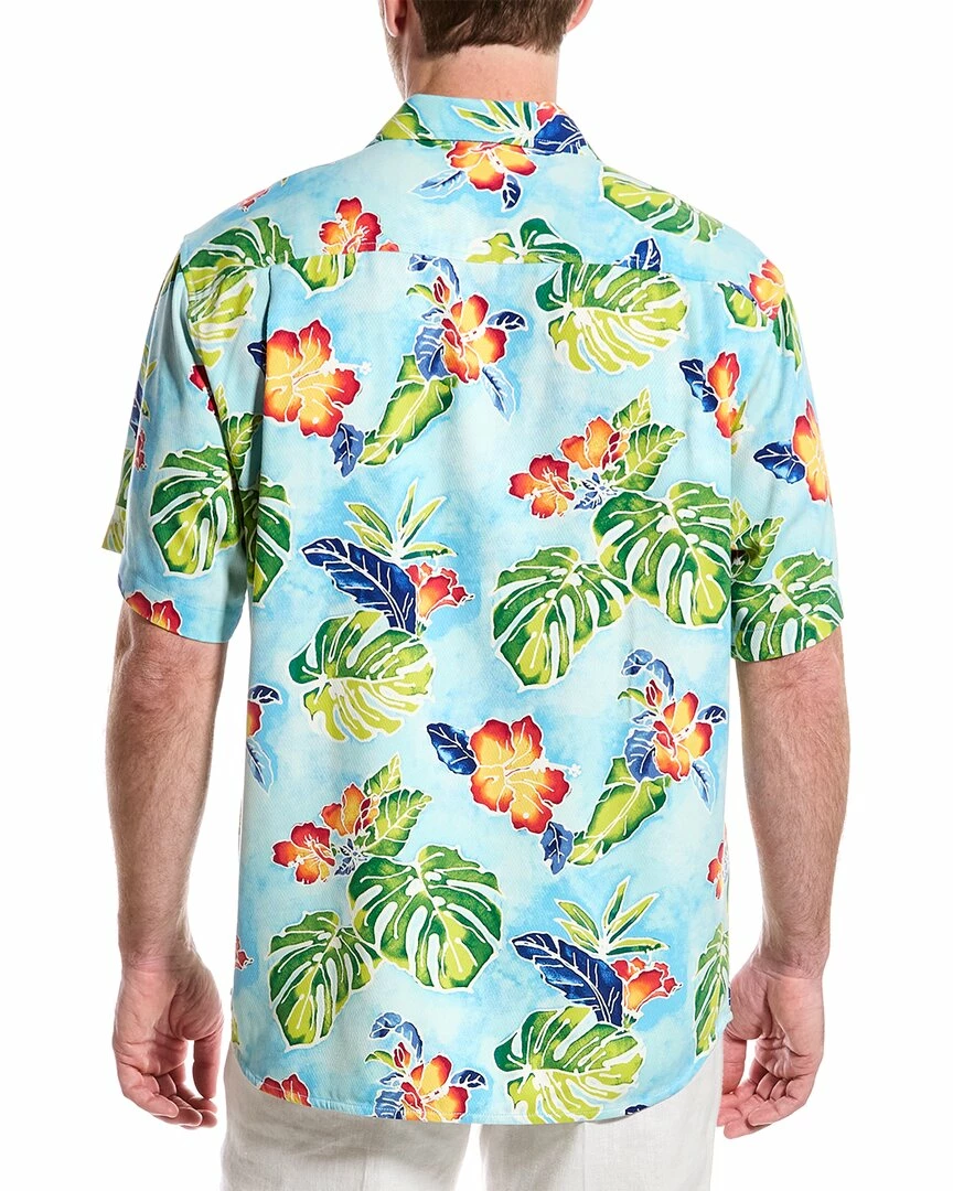 Tommy Bahama Button-Down Silk Shirt Men Casual Button Downs - Image 2
