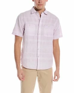 Tommy Bahama Key Breeze Linen-Blend Shirt Men Casual Button Downs