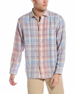 Tommy Bahama Havana Livin Linen Shirt Men Casual Button Downs