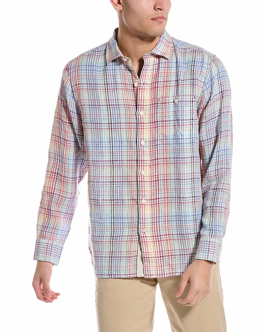 Tommy Bahama Havana Livin Linen Shirt Men Casual Button Downs