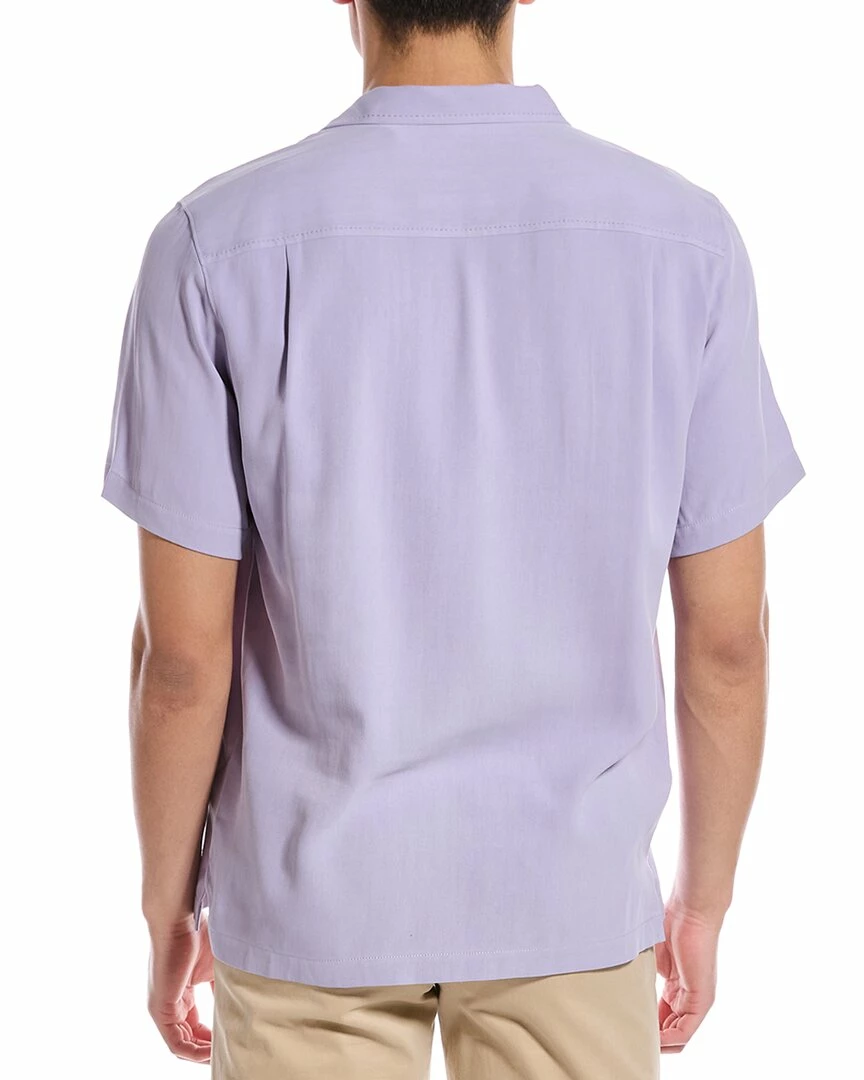 Tommy Bahama Hawaiian Herringbone Silk Shirt Men Casual Button Downs - Image 2