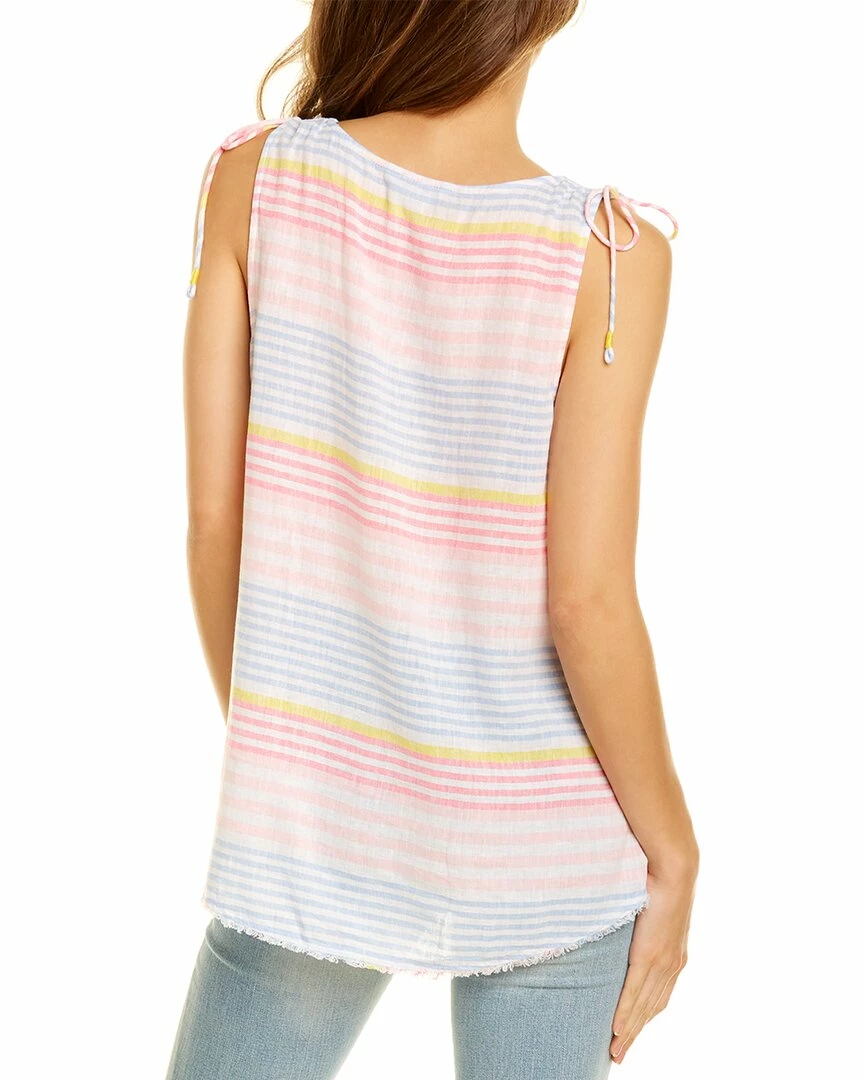 Tommy Bahama Harbour Stripe Linen-Blend Top Women Tops - Image 2