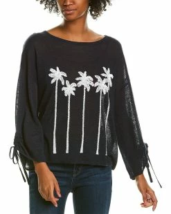 Tommy Bahama Palm Paradise Linen-Blend Sweater Women Sweaters & Knits