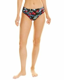 Tommy Bahama Midnight Orchid High-Waist Bottom Women Swimwear & Coverups