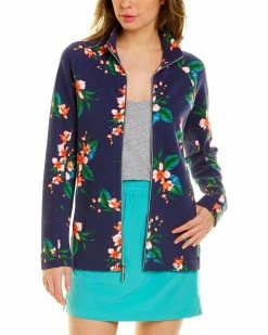 Tommy Bahama Belleza Garden Aruba Full Zip Sweatshirt Women Sweaters & Knits