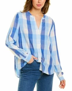 Tommy Bahama Buffalo Check Shirt Women Tops