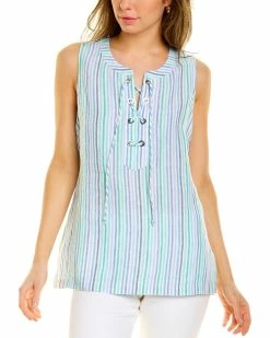 Tommy Bahama Vitamin Sea Linen Tank Women Tops