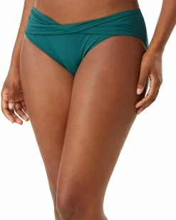 Tommy Bahama Pearl High-Waist Twist Front Bottom Women Swimwear & Coverups