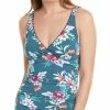 Tommy Bahama Floral Springs Wrap Tankini Women Swimwear & Coverups
