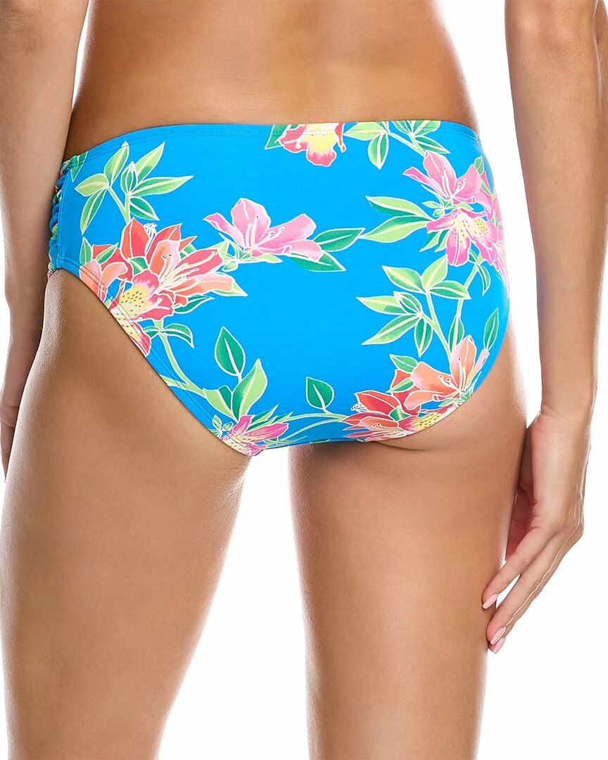 Tommy Bahama Sun Lilies Side Shirred Hi Waist Bottom Women Swimwear & Coverups - Image 2