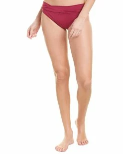 Tommy Bahama Pearl Hi Waist Twist Front Bottom Women Swimwear & Coverups