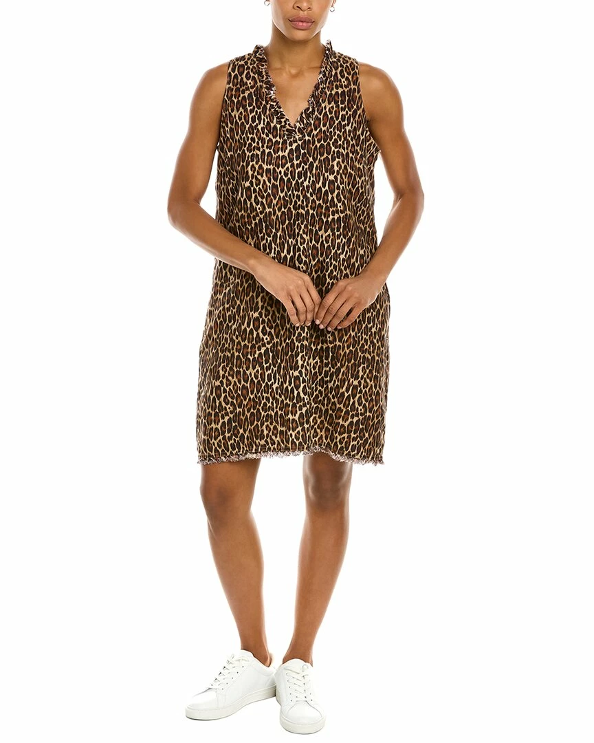 Tommy Bahama Cat's Meow Ruffle Linen Shift Dress Women Dresses