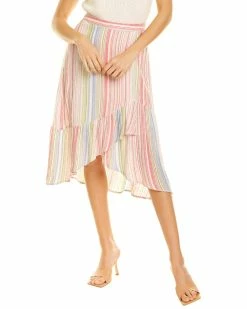 Tommy Bahama Vista Sol Linen-Blend Midi Skirt Women Skirts