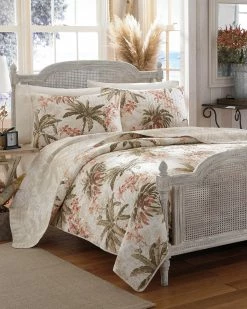 Tommy Bahama Bonny Cove Cotton Quilt Set Home Comforters & Quilts