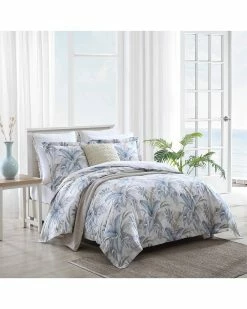 Tommy Bahama Bakers Bluff 100% Cotton Duvet Cover Set Home Duvet Inserts & Duvets