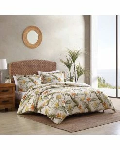 Tommy Bahama Birds Of Paradise 100% Cotton Duvet Cover Set Home Duvet Inserts & Duvets