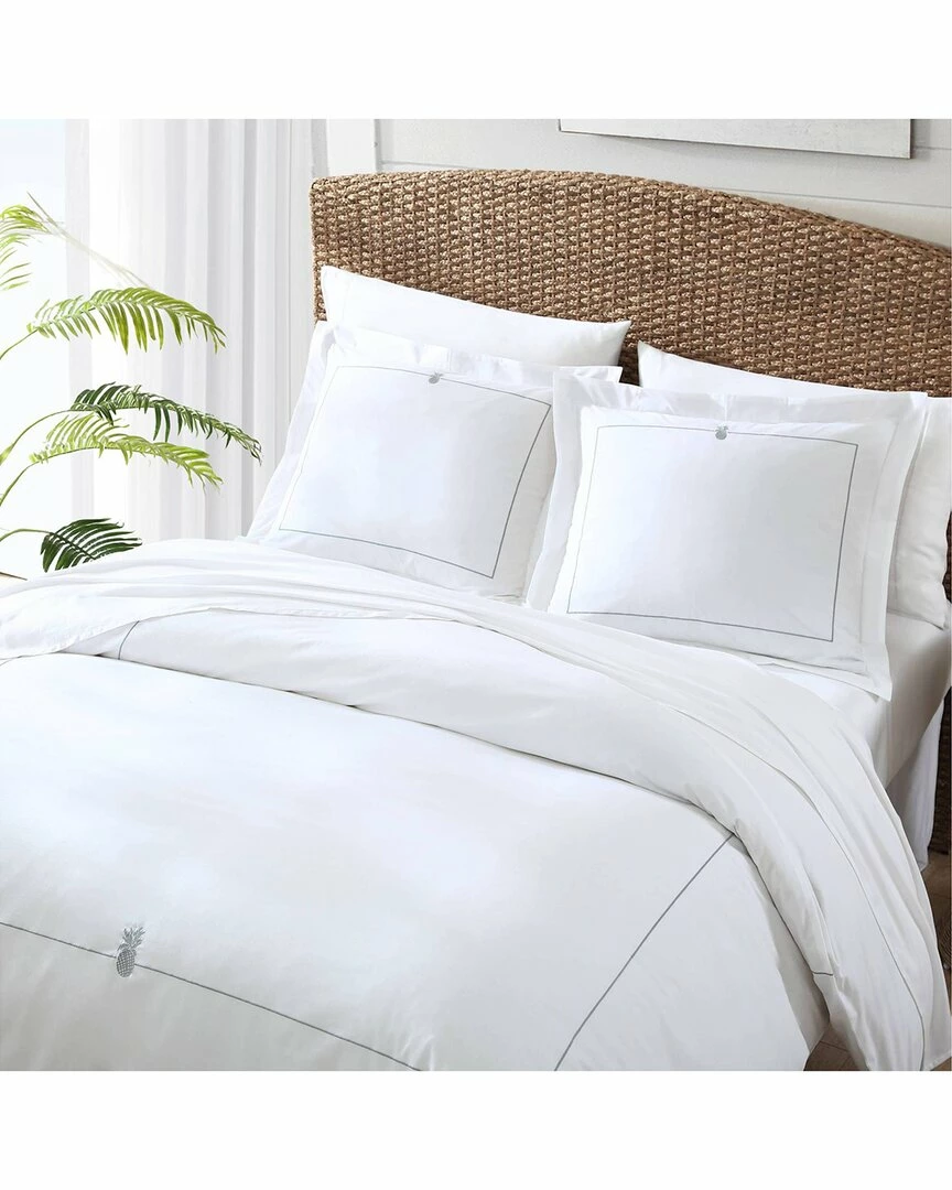 Tommy Bahama Pineapple Resort 100% Cotton Duvet Cover Set Home Duvet Inserts & Duvets - Image 2