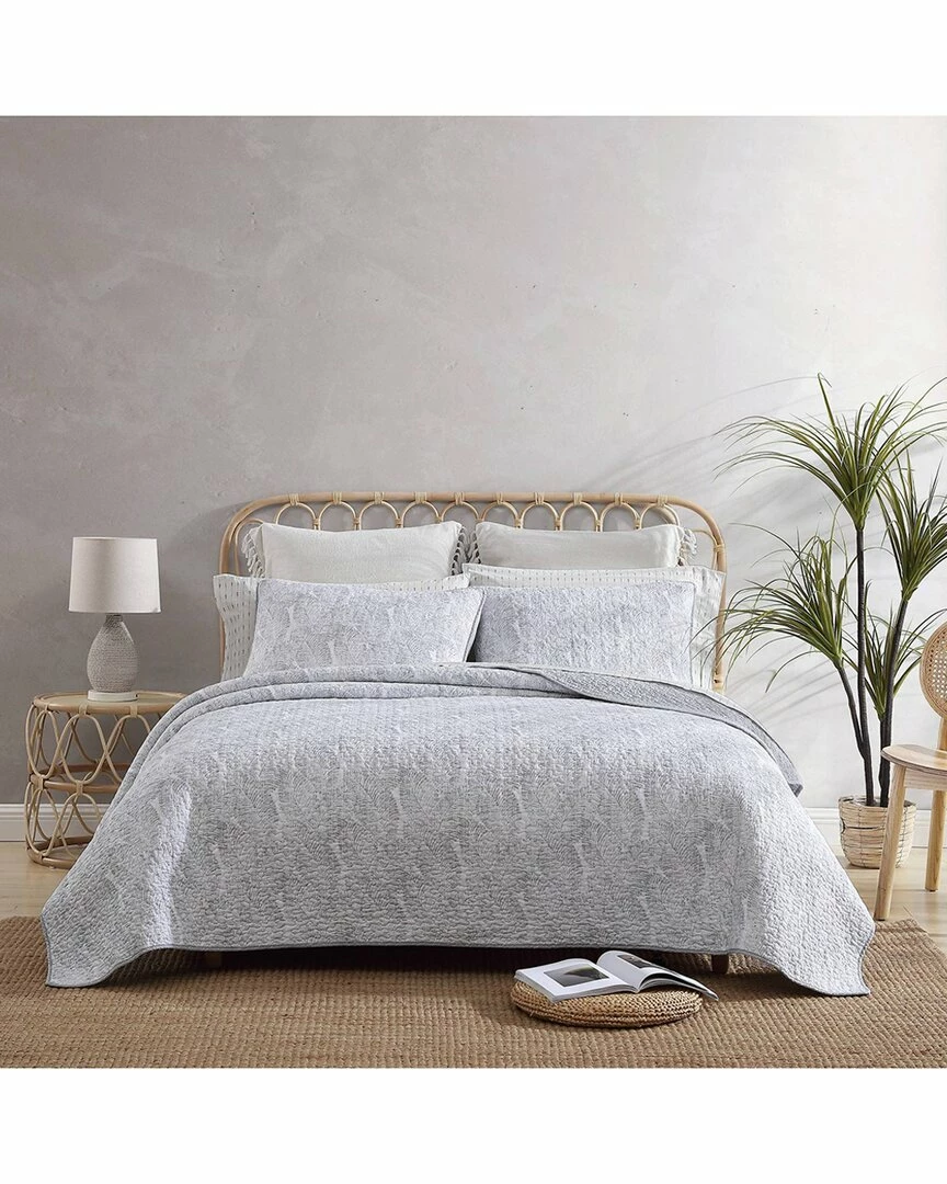 Tommy Bahama Distressed Water Leaves Of Cotton Reversible Quilt Set Home Comforters & Quilts