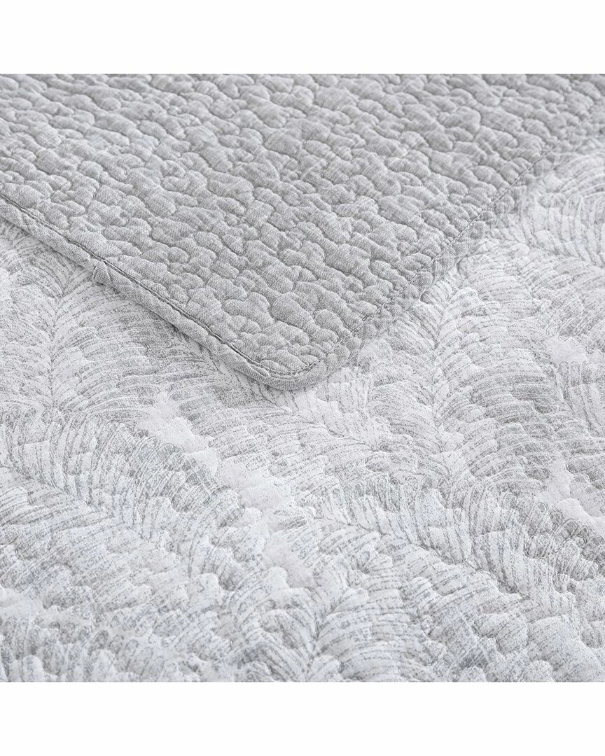Tommy Bahama Distressed Water Leaves Of Cotton Reversible Quilt Set Home Comforters & Quilts - Image 2