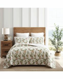 Tommy Bahama Hawaiian Royal Of Cotton Reversible Quilt Set Home Comforters & Quilts
