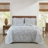 Tommy Bahama Island Memory Of Cotton Reversible Quilt Set Home Comforters & Quilts