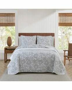 Tommy Bahama Island Memory Of Cotton Reversible Quilt Set Home Comforters & Quilts