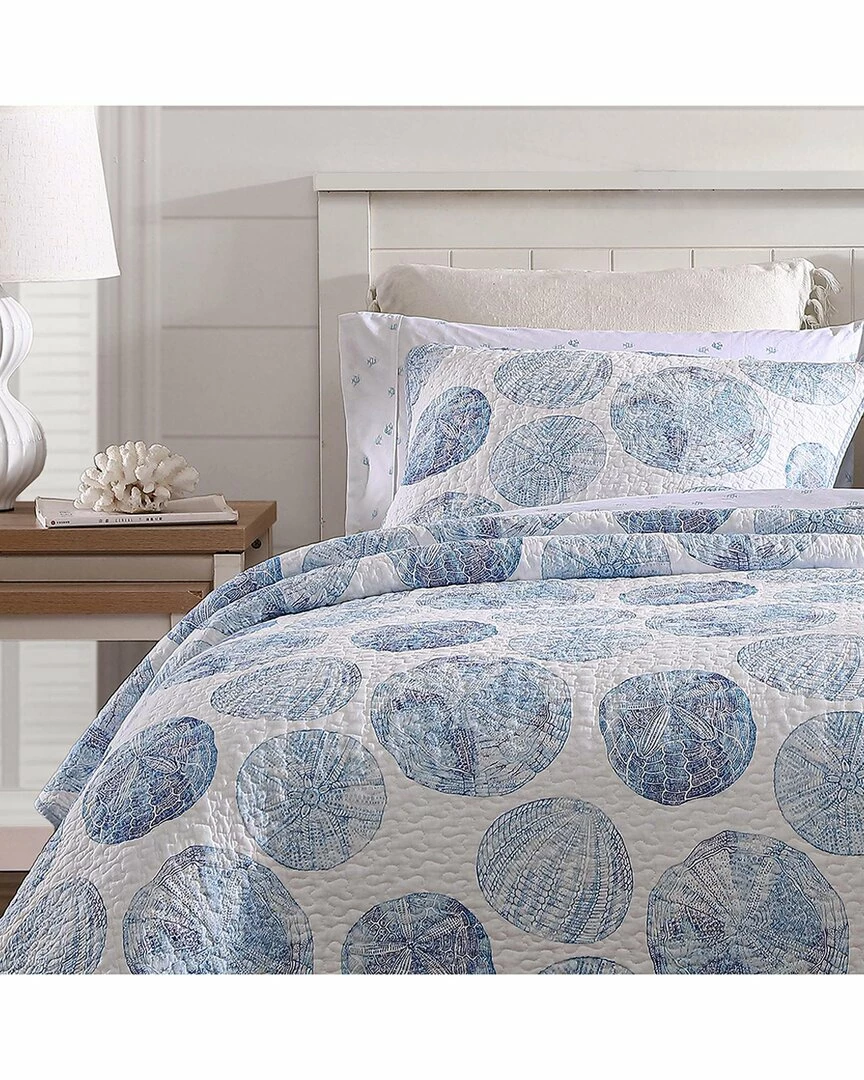 Tommy Bahama Ocean Isle Of Cotton Reversible Quilt Set Home Comforters & Quilts - Image 5