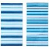 Tommy Bahama Coral Harbor/Sunrise Stripe 2 Piece Cotton Beach Towel Set Home Beach Towels