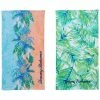 Tommy Bahama Pineapple Splash/Baja Island 2 Piece Cotton Beach Towel Set Home Beach Towels